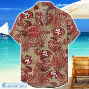 San Francisco 49ers Dad Hawaiian Father’s Day Gift For Dad Grandpa NFL Sports Beach Shirt Product Photo 1