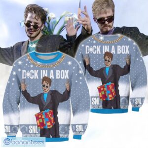 Saturday Night Live Faux Real Funny Dick In A Box Ugly Sweater Christmas Gift For Fans Product Photo 1