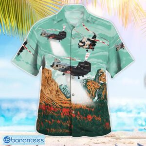 Los Angeles County Fire Department Boeing CH-47D Chinook Helitanker Beach Hawaiian Shirt Summer Gift Product Photo 2
