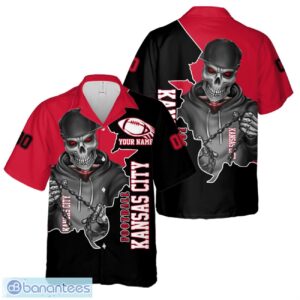 Kansas City Football Team Hawaiian Shirt And Shorts Personalized Name And Number For Fans Product Photo 1