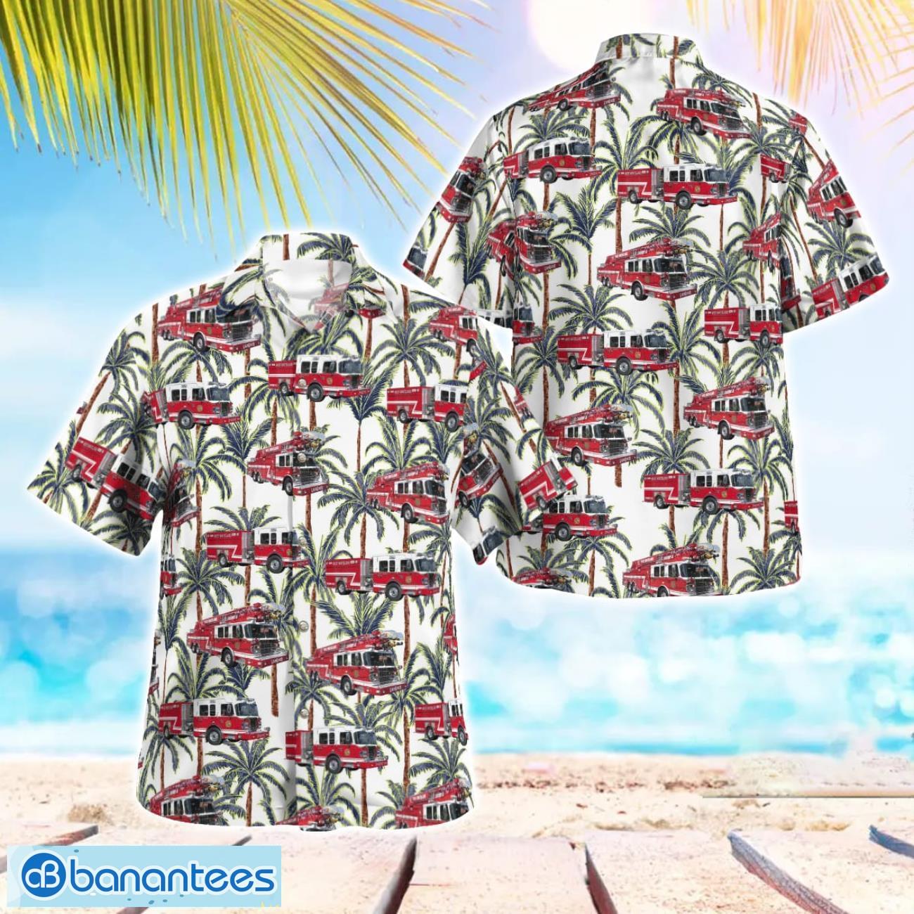 exton pennsylvania west whiteland fire company hawaiian shirt men women beach shirt image Exton, Pennsylvania, West Whiteland Fire Company Hawaiian Shirt Men Women Beach Shirt Product Photo 1