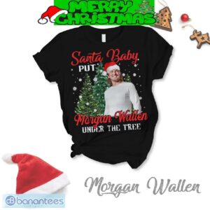 Santa Baby Put Morgan Wallen Under The Tree Wasted On Christmas Fleece Pajamas Set All Over Print Christmas Gift - Santa Baby Put Morgan Wallen Under The Tree Wasted On Christmas Fleece Pajamas Set-3