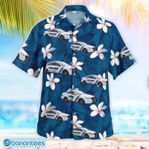 New York, City of Peekskill Police Car Aloha Hawaiian Shirt Product Photo 3