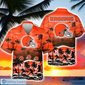 Cleveland Browns Tropical Hawaiian Shirt Beach Shirt For Men And Women Team Shirt Product Photo 1