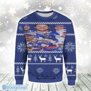 Josh Allen Lets Go Buffalo Bills Christmas Gift Ugly Christmas Sweater For Men And Women Product Photo 1