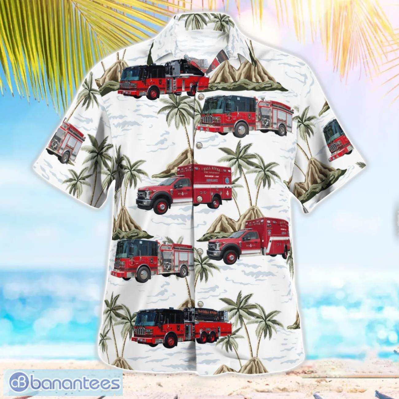 fall river massachusetts fall river fire department hawaiian shirt 2 image Fall River, Massachusetts, Fall River Fire Department Hawaiian Shirt Product Photo 3
