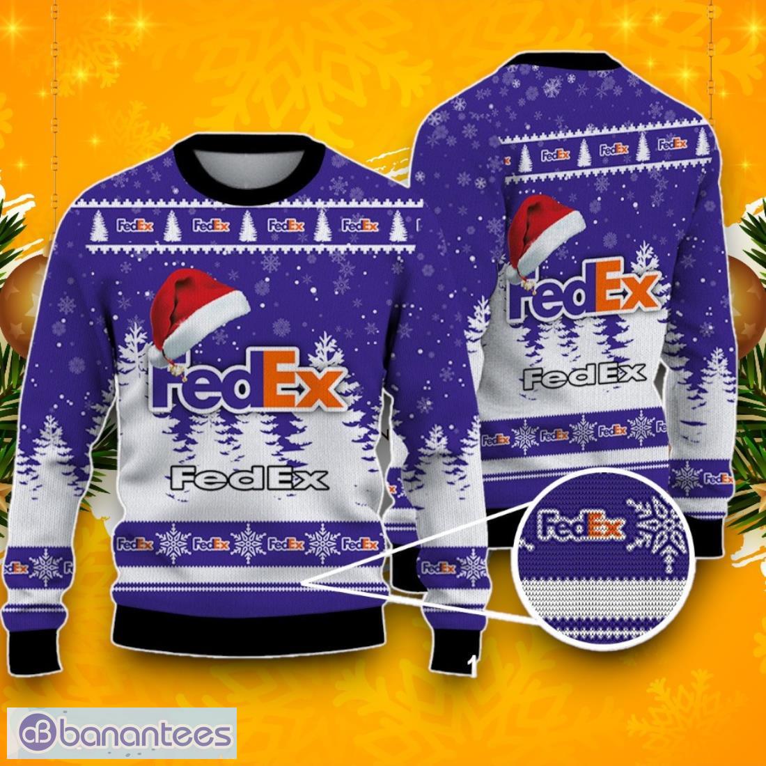 fedex ugly christmas sweater best gift ideas 2024 for fans image Fedex Ugly Christmas Sweater, Best Gift Ideas 2024 For Fans Product Photo 1
