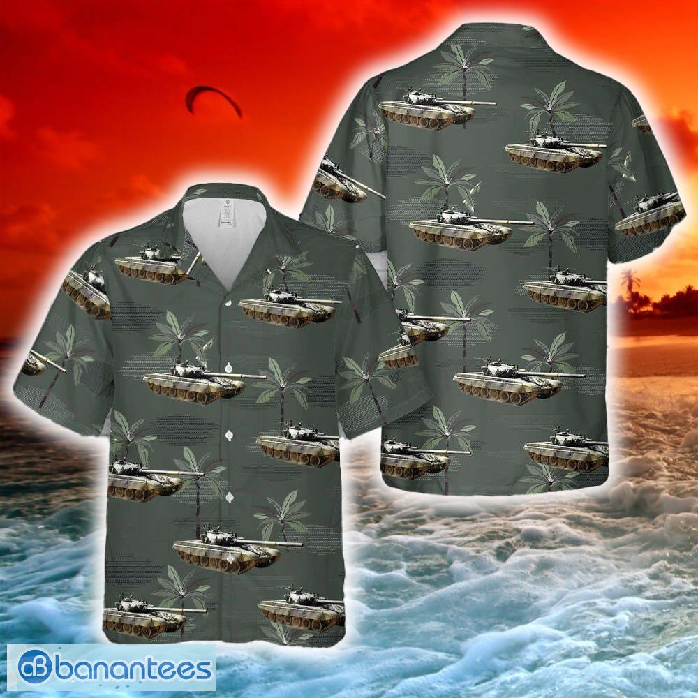 finnish army t 72m1 battle tank ps264 122 hawaiian shirt image Finnish army T-72M1 battle tank Ps264-122 Hawaiian Shirt Product Photo 1