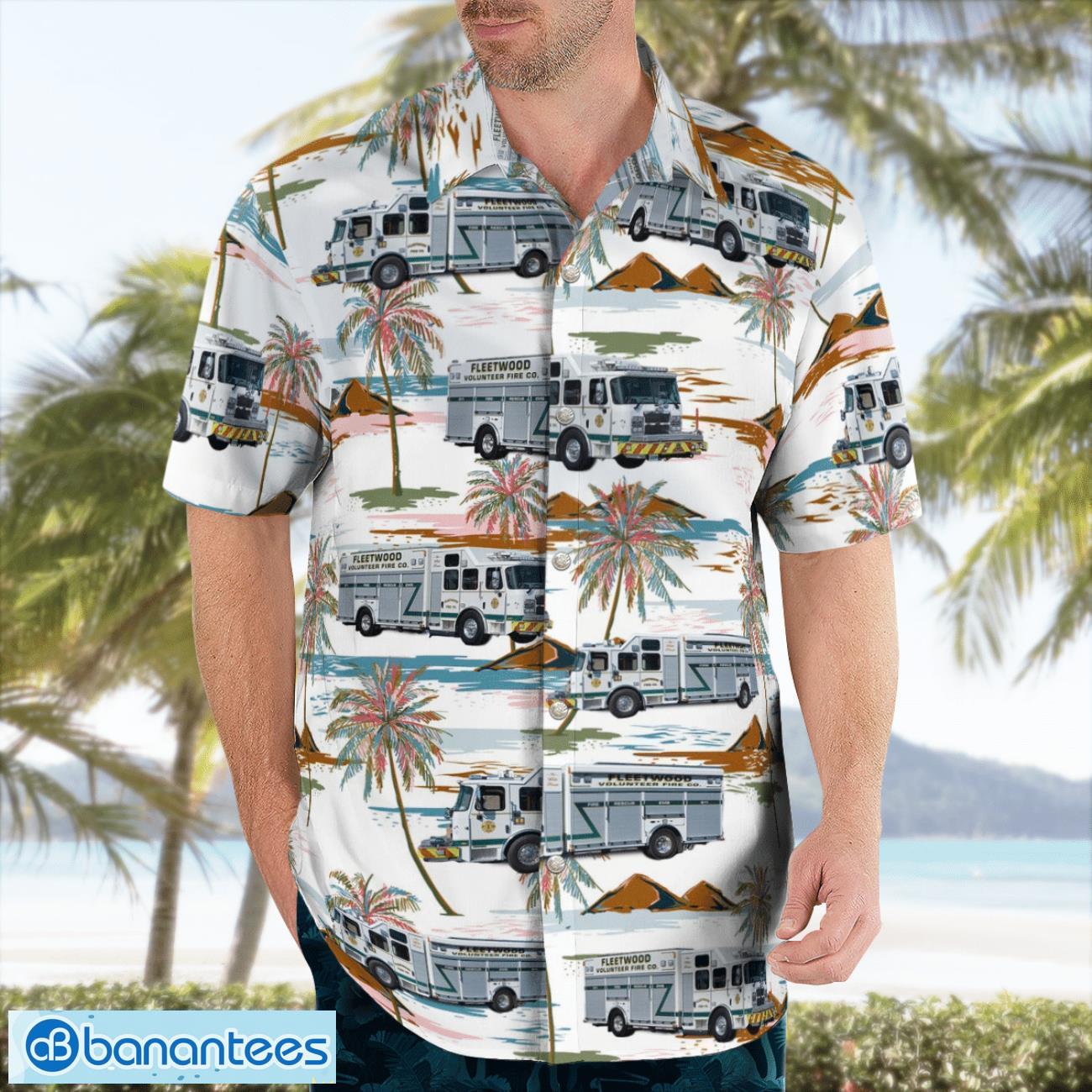 Fleetwood Fire Company Beach Hawaiian Shirt Gift For Summer Holiday Fleetwood Fire Company Beach Hawaiian Shirt Gift For Summer Holiday Product Photo 4