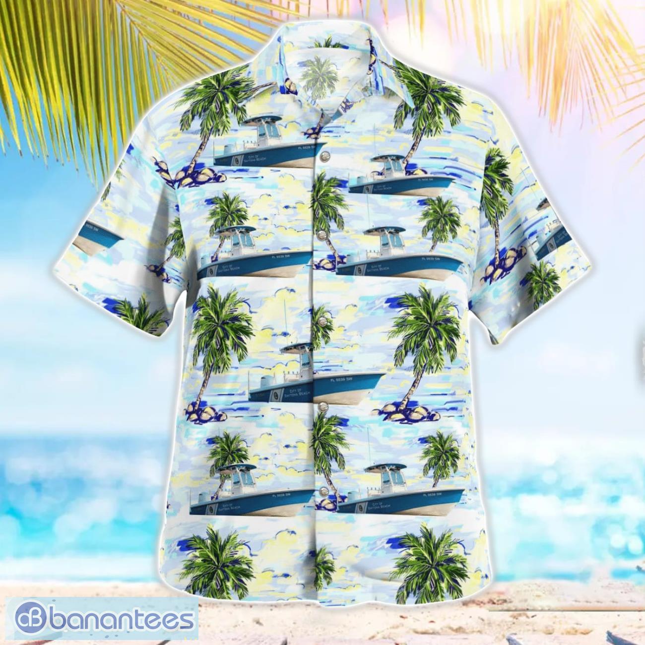 florida daytona beach police department hawaiian shirt 2 image Florida, Daytona Beach Police Department Hawaiian Shirt Product Photo 3