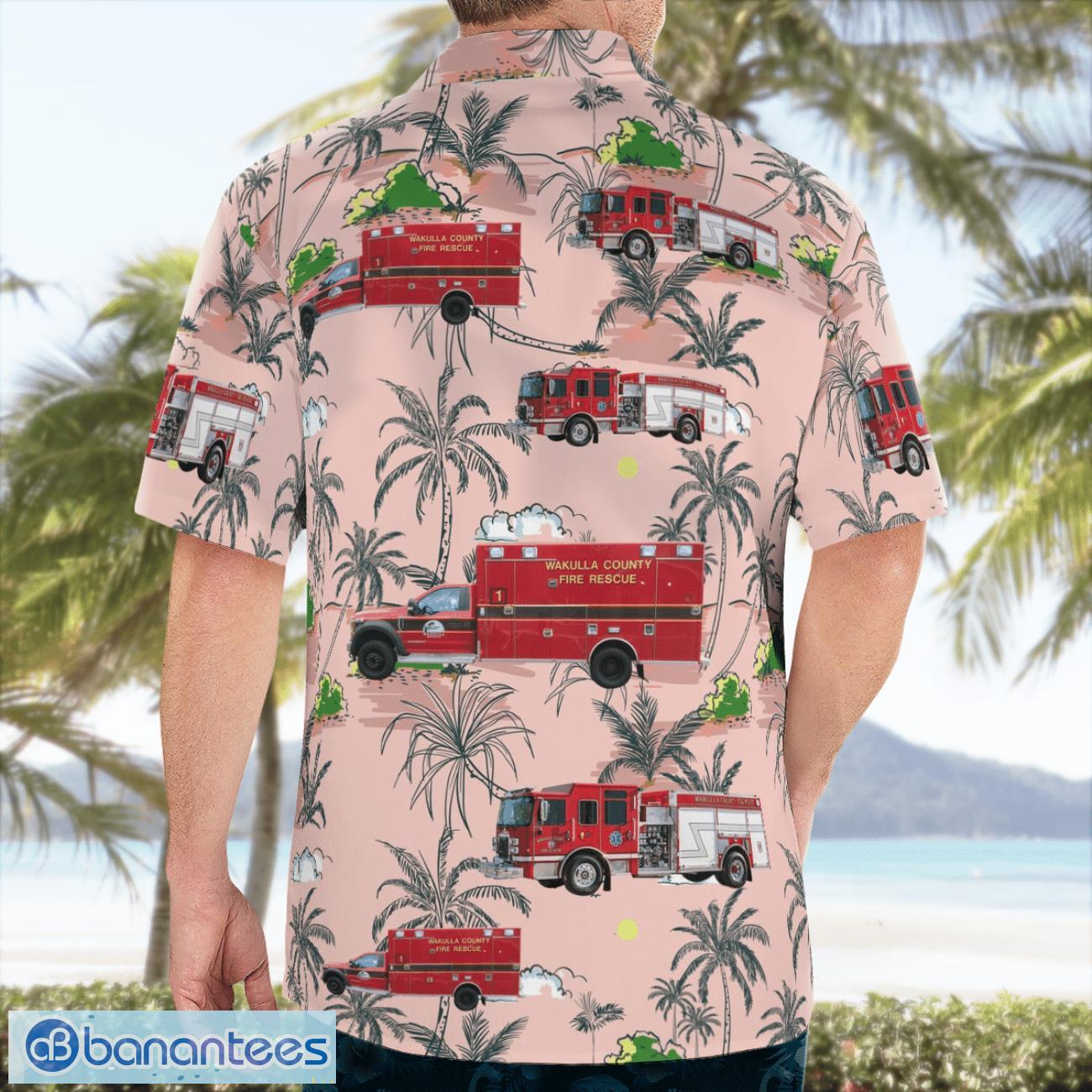 florida wakulla county fire rescue hawaiian shirt 1 image Florida, Wakulla County Fire Rescue Hawaiian Shirt Product Photo 2
