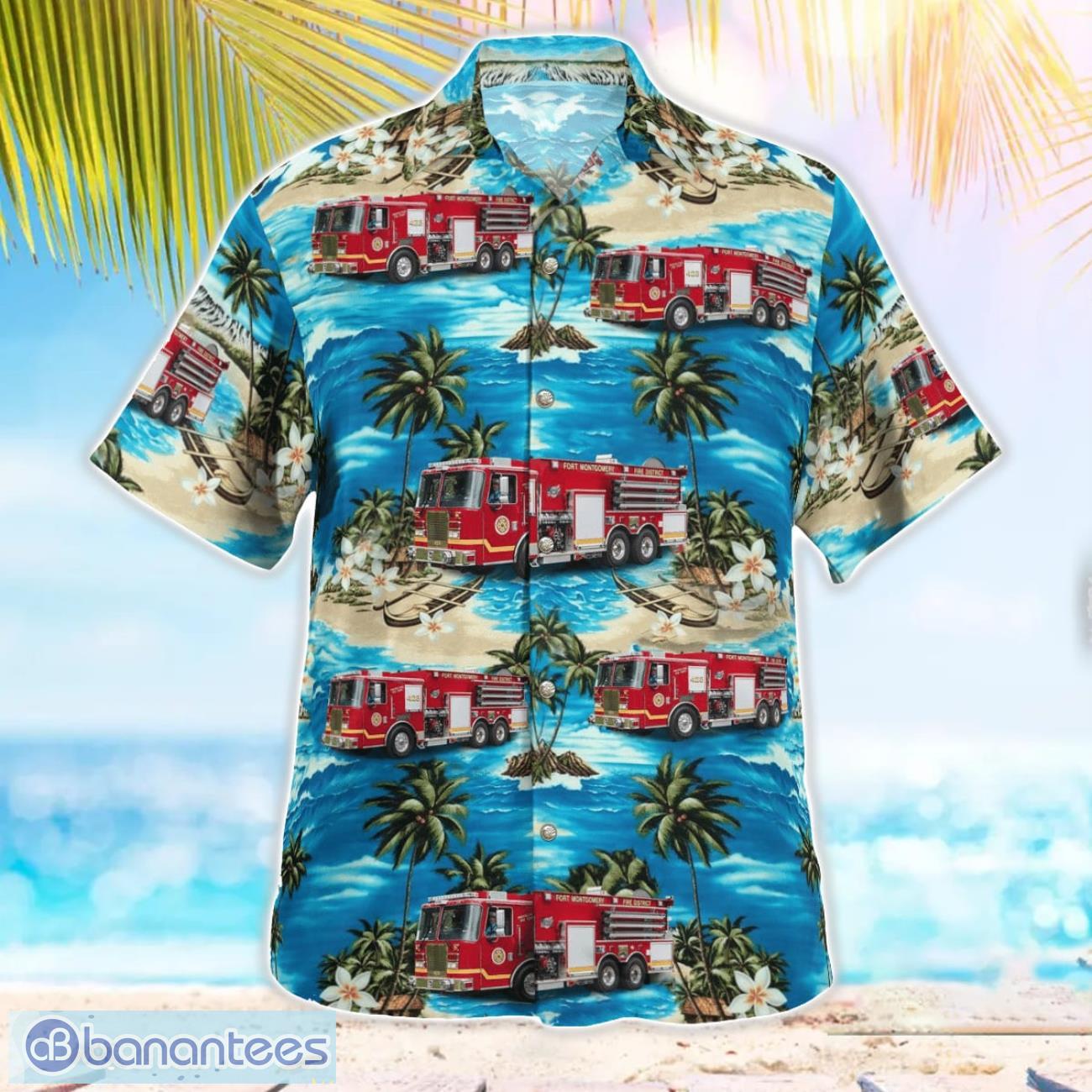 fort montgomery new york fort montgomery fire district hawaiian shirt 2 image Fort Montgomery, New York, Fort Montgomery Fire District Hawaiian Shirt Product Photo 3