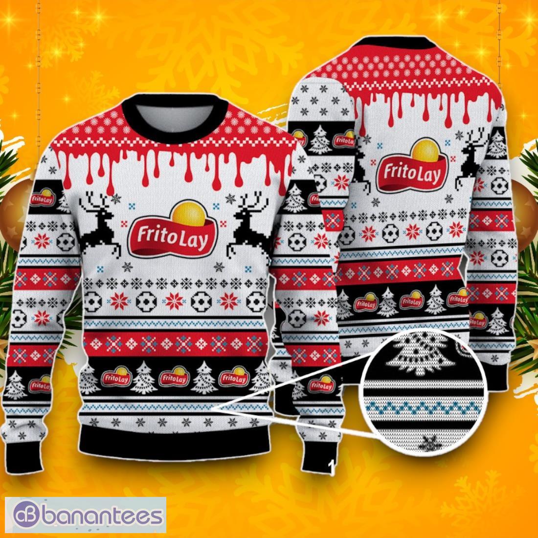 frito lay ugly christmas sweater best gift ideas 2024 for fans image Frito-Lay Ugly Christmas Sweater, Best Gift Ideas 2024 For Fans Product Photo 1