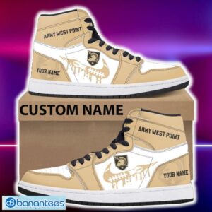 Army Black Knights Air Jordan Hightop Shoes New Custom Name For Fans Gift Sneaker - Army Black Knights Air Jordan Hightop Shoes Photo 4