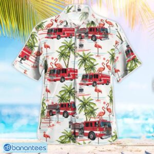 Vincennes, Indiana, Vincennes Fire Department Station 4 Aloha Hawaiian Shirt Product Photo 2