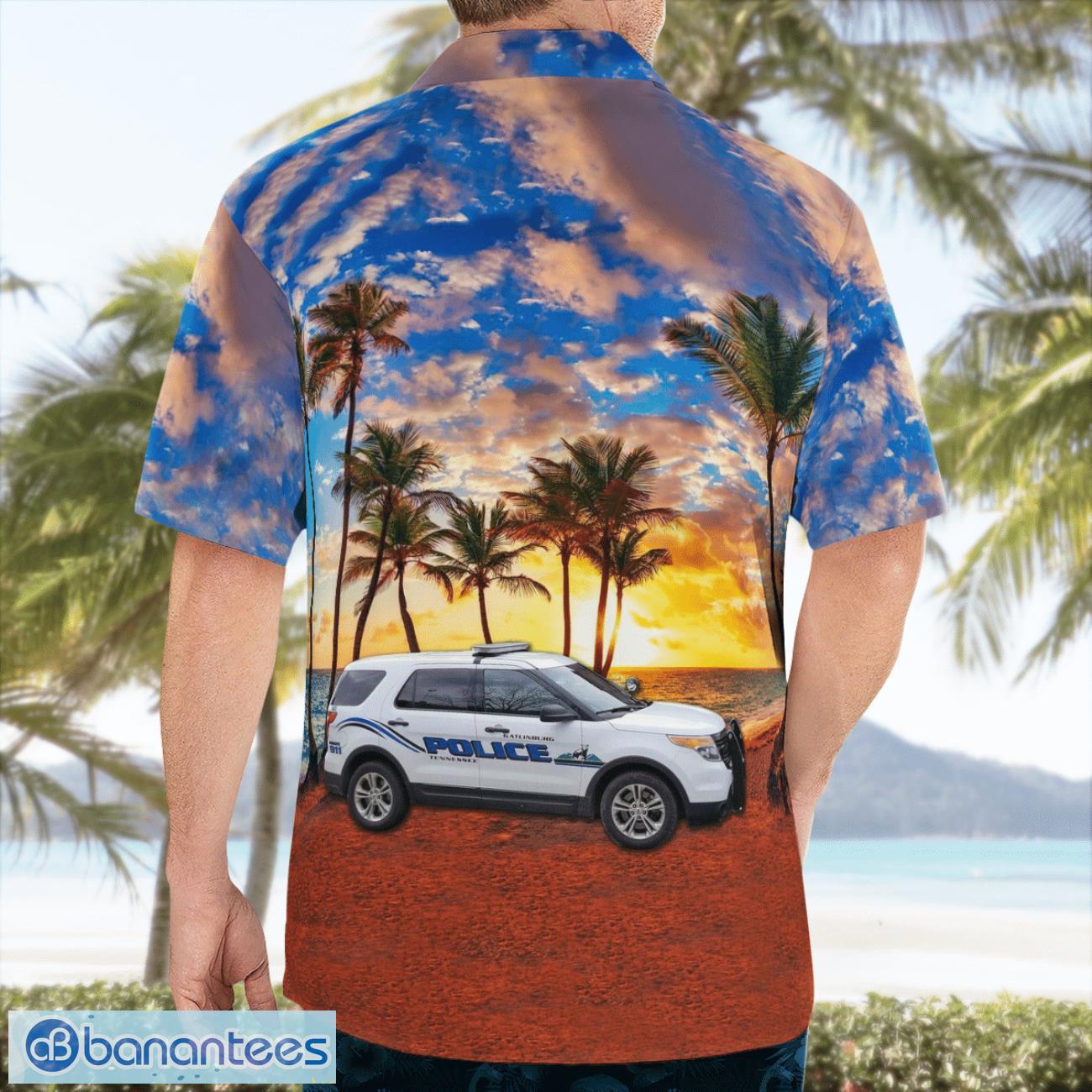 Gatlinburg Police Department Gatlinburg, Tennessee Beach Shirt For Team Gatlinburg Police Department Gatlinburg, Tennessee Beach Shirt For Team Product Photo 2
