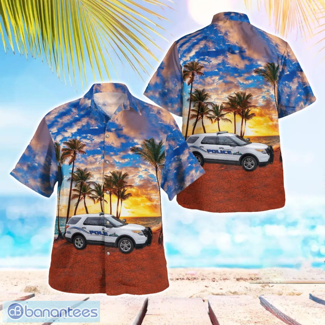 gatlinburg police department gatlinburg tennessee beach shirt for team image Gatlinburg Police Department Gatlinburg, Tennessee Beach Shirt For Team Product Photo 1