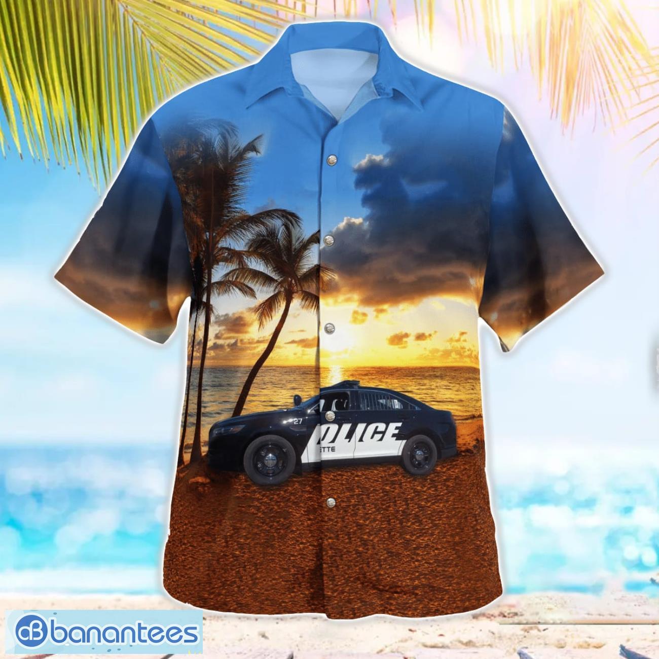 gillette police department gillette wyoming beach shirt for team 2 image Gillette Police Department Gillette, Wyoming Beach Shirt For Team Product Photo 3