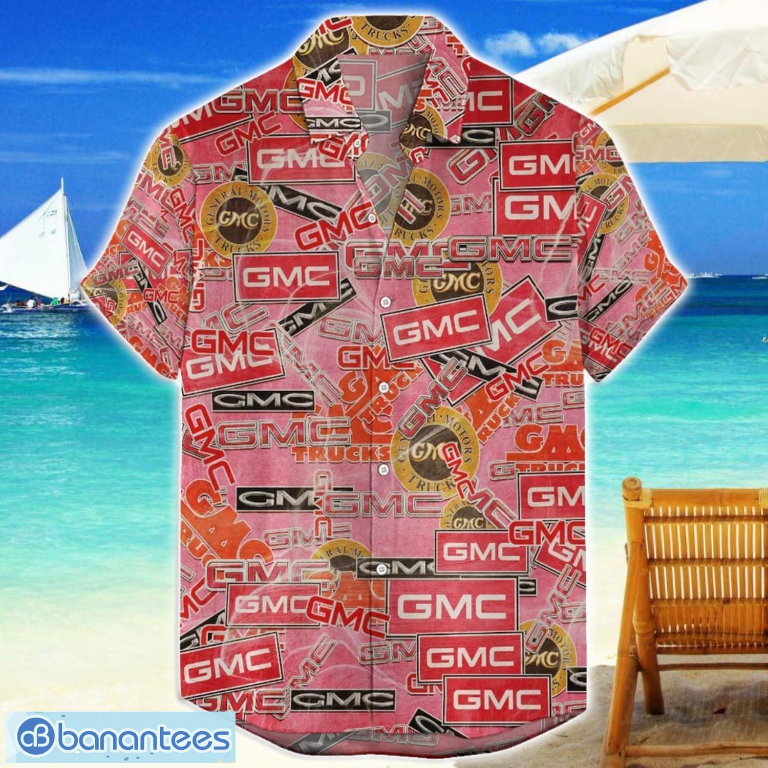 gmc car aop hawaiian shirt summer gift for men and women image GMC Car AOP Hawaiian Shirt Summer Gift For Men And Women Product Photo 1