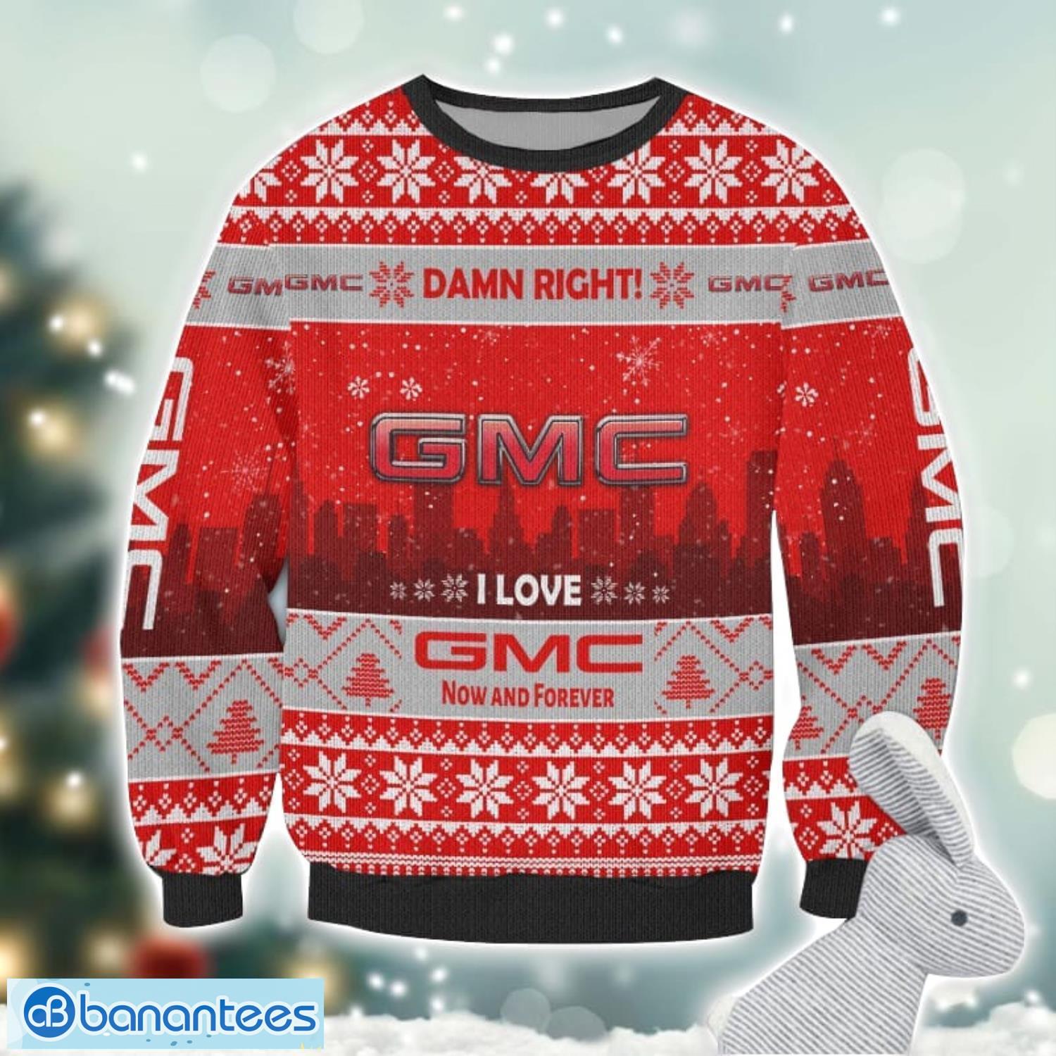 gmc damn right i lover gmc now and forever 3d ugly christmas sweater christmas gift 1 image GMC Damn Right I Lover GMC Now And Forever 3D Ugly Christmas Sweater Christmas Gift Product Photo 2