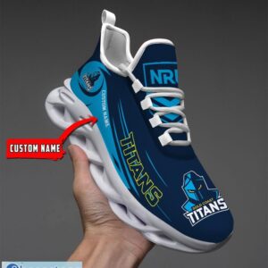 Gold Coast Titans Personalized Name Gift Max Soul Shoes Men Women Team Shoes Product Photo 1