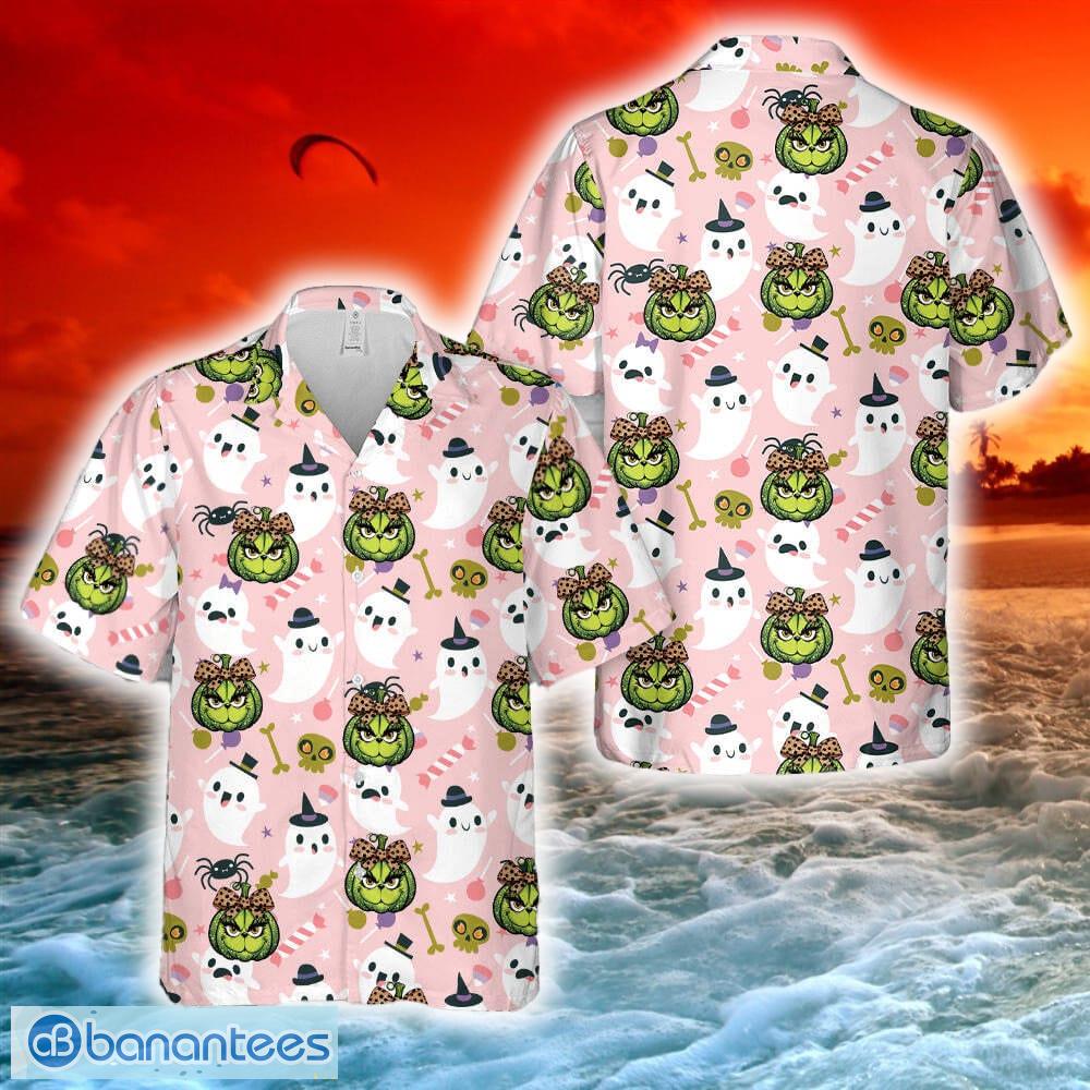 grinc halloween hawaiian shirt image Grinc Halloween Hawaiian Shirt - Grinc Halloween Hawaiian Shirt-1