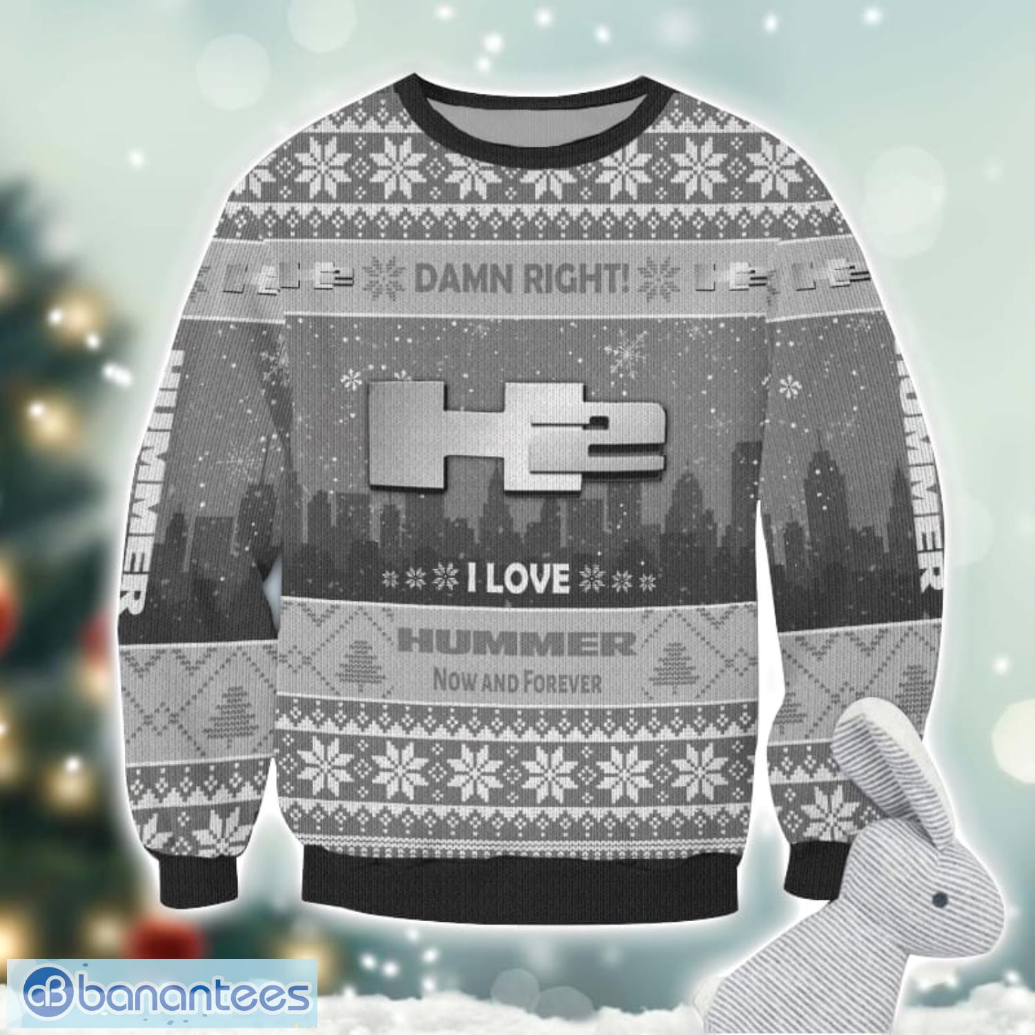 h2 hummer damn right i lover h2 hummer now and forever 3d ugly christmas sweater christmas gift 1 image H2 Hummer Damn Right I Lover H2 Hummer Now And Forever 3D Ugly Christmas Sweater Christmas Gift Product Photo 2