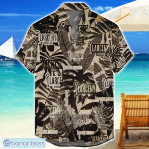 Larceny Small Batch Whiskey Retro Logo 3D Hawaiian Shirt Summer Holiday Gift Product Photo 1
