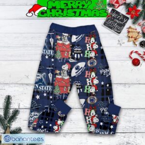 Penn State Nittany Lions Grinch Hate Us Christmas Fleece Pajamas Set Men Women For Fans - Penn State Nittany Lions Grinch Hate Us Christmas Fleece Pajamas Set-3