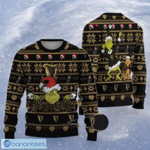 Guinness Grinch Ugly Sweater Christmas Gift For Fans Product Photo 1