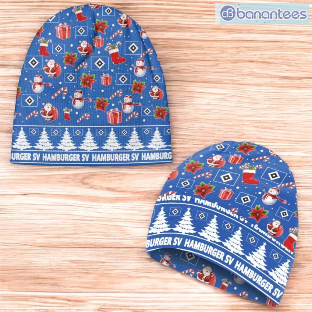 hamburger sv beanie hat ugly christmas pattern gift for men and women image Hamburger Sv Beanie Hat Ugly Christmas Pattern Gift For Men And Women Product Photo 1