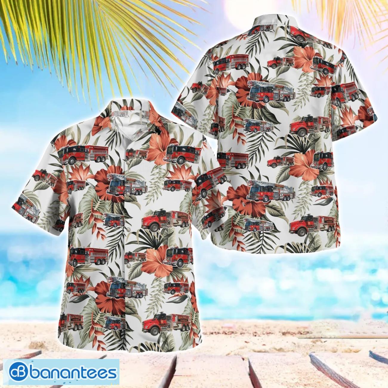 harleysville community fire company hawaiian shirt beach summer shirt image Harleysville Community Fire Company Hawaiian Shirt Beach Summer Shirt Product Photo 1