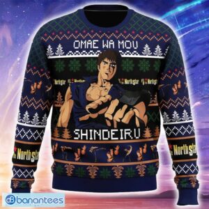 Omaewamou Shindeiru Fist of the North Star Knitted Xmas Sweater Trending Holidays For Men Women Fans - Omaewamou Shindeiru Fist of the North Star Ugly Christmas Sweater_1