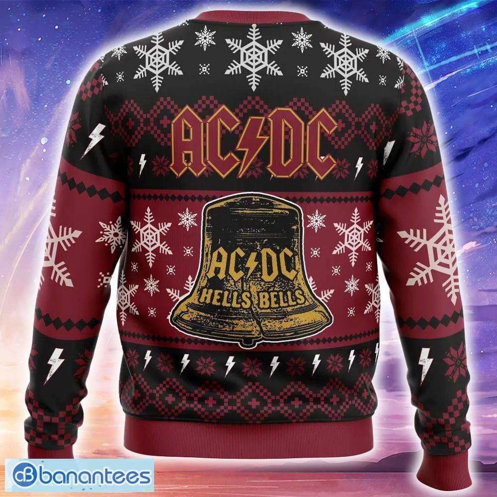 hells bells acdc knitted xmas sweater trending holidays for men women fans 1 image Hells Bells ACDC Knitted Xmas Sweater Trending Holidays For Men Women Fans - Hells Bells ACDC Ugly Christmas Sweater_2