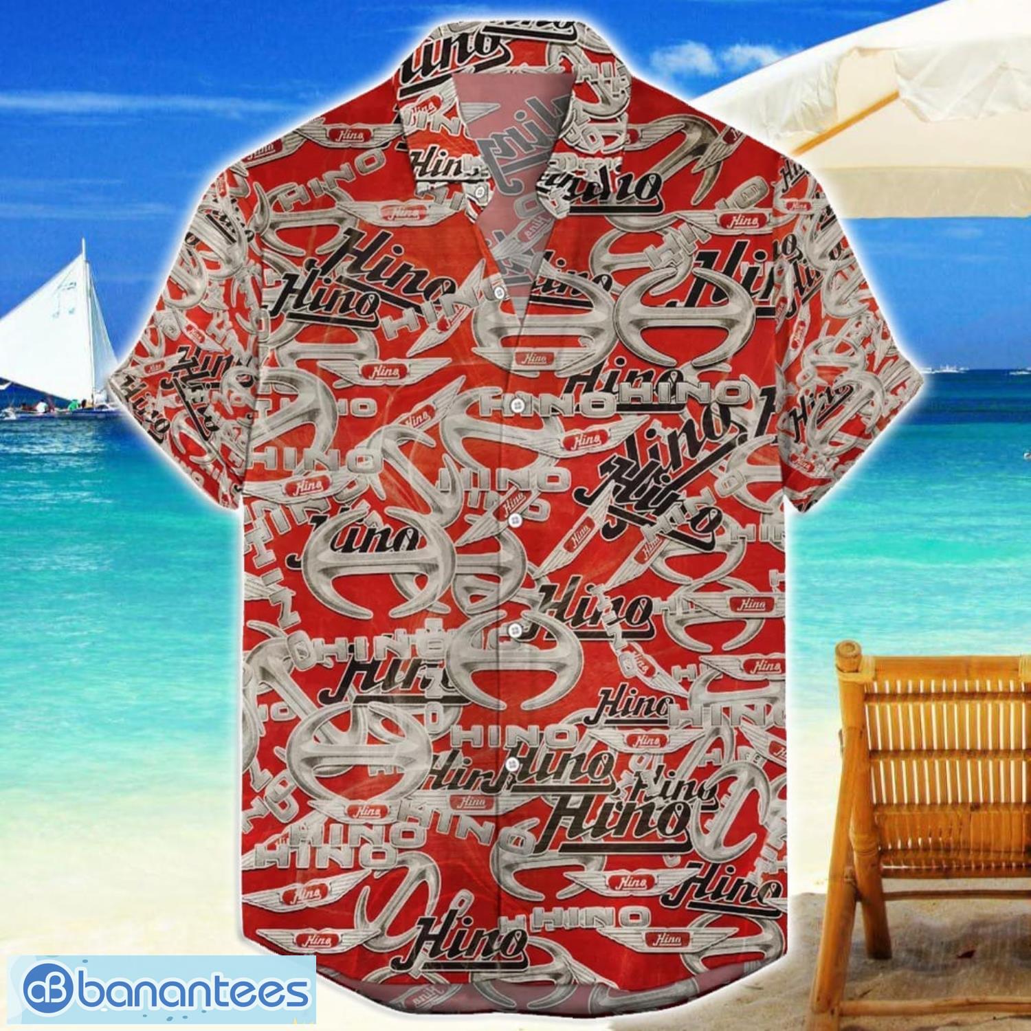 hino aop truck logo hawaiian shirt summer gift for men and women image Hino AOP Truck Logo Hawaiian Shirt Summer Gift For Men And Women Product Photo 1