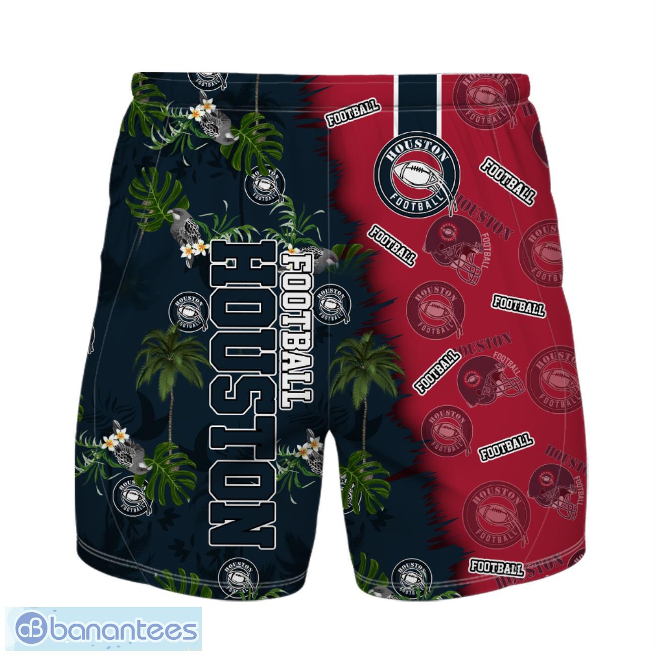 houston football team hawaiian shirt and shorts custom name number tropical style hawaiian shirt 1 image Houston Football Team Hawaiian Shirt And Shorts Custom Name Number Tropical Style Hawaiian Shirt Product Photo 2