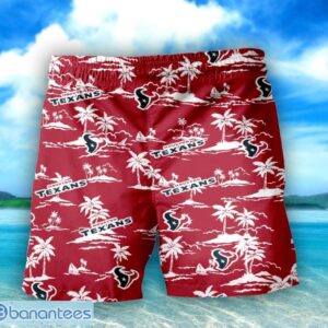 Houston Texans 3D Tropical Pattern Coconut Tree Hawaiian Shirt And Shorts Product Photo 3