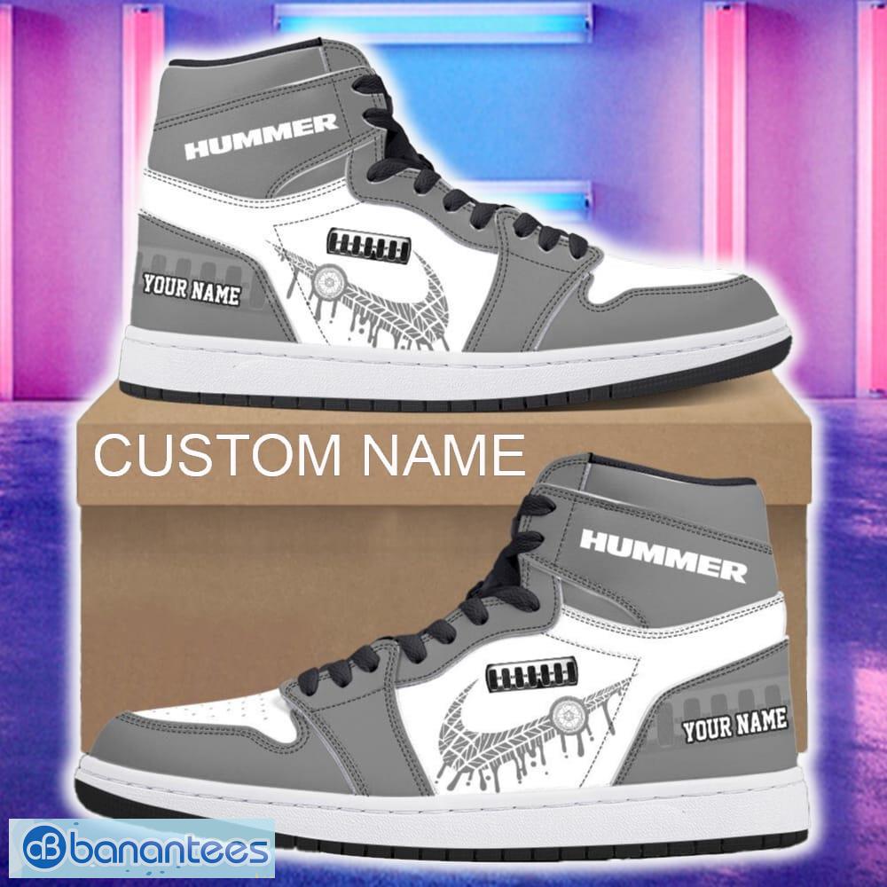 hummer car air jordan 1 hightop shoes new for fans gift aj1 sneaker custom name image Hummer Car Air Jordan 1 Hightop Shoes New For Fans Gift AJ1 Sneaker Custom Name - Hummer Air Jordan 1 Hightop Shoes_4