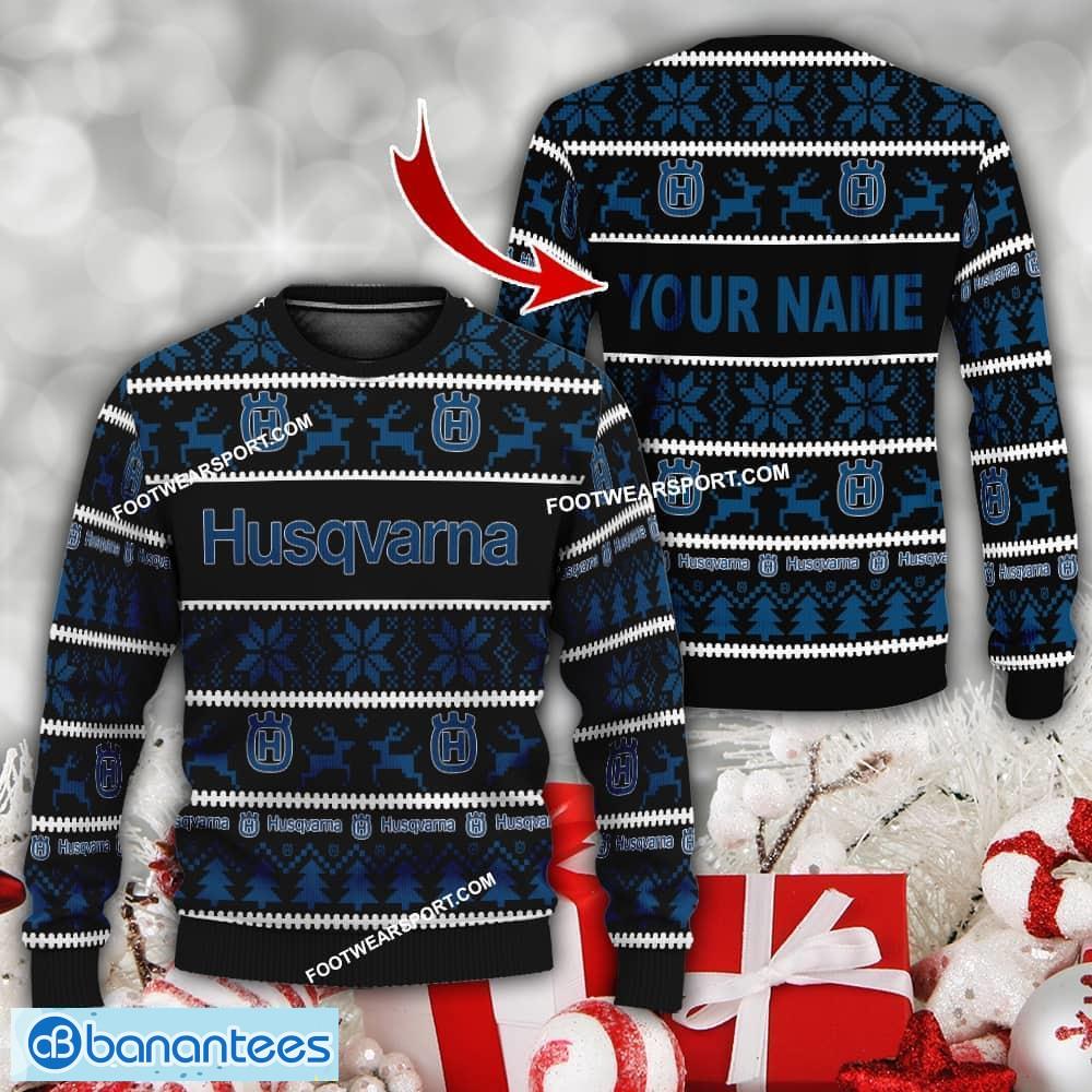 husqvarna motorcycle custom name ugly christmas sweater gift holidays image Husqvarna Motorcycle Custom Name Ugly Christmas Sweater Gift Holidays - Husqvarna Motorcycle Custom Name Ugly Christmas Sweater Gift Holidays