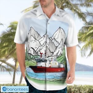 Maryland, Baltimore City Fire Department Fireboat Hawaiian Shirt Men Women Beach Shirt Product Photo 4