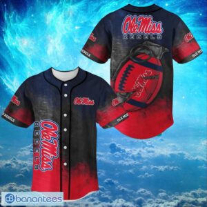 NACC Ole Miss Rebels Logo Design For Fans Baseball 3D Shirt Jersey Shirt Product Photo 1