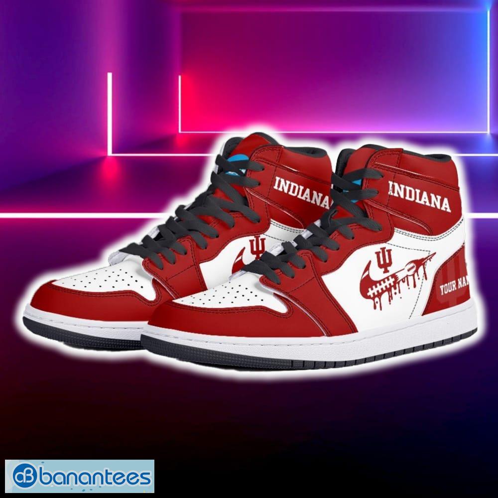 indiana hoosiers air jordan hightop shoes new custom name for fans gift sneaker 1 image Indiana Hoosiers Air Jordan Hightop Shoes New Custom Name For Fans Gift Sneaker - Indiana Hoosiers Air Jordan Hightop Shoes Photo 5