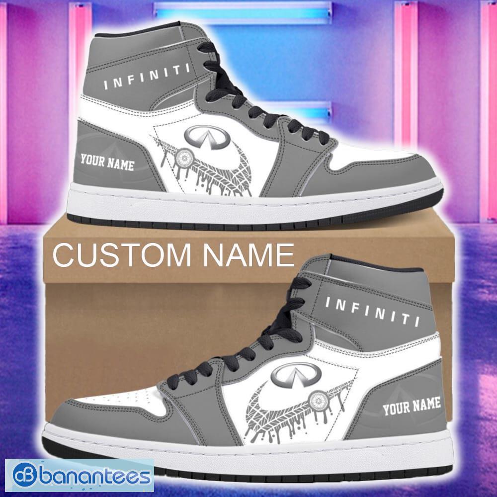 infiniti car air jordan 1 hightop shoes new for fans gift aj1 sneaker custom name image Infiniti Car Air Jordan 1 Hightop Shoes New For Fans Gift AJ1 Sneaker Custom Name - Infiniti Air Jordan 1 Hightop Shoes_4