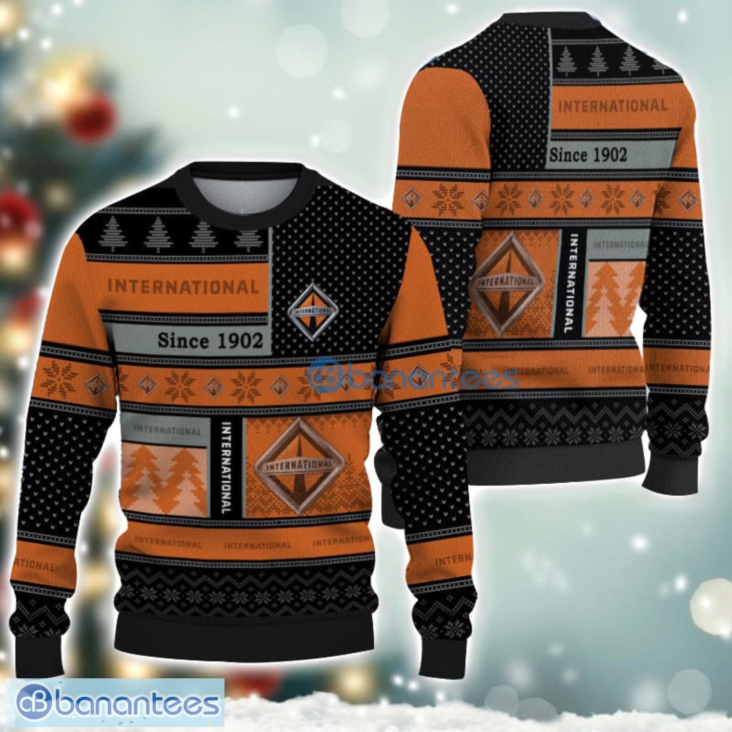 international logo ugly christmas sweater for fans men and women christmas gift ideas image International Logo Ugly Christmas Sweater For Fans Men And Women Christmas Gift Ideas Product Photo 1