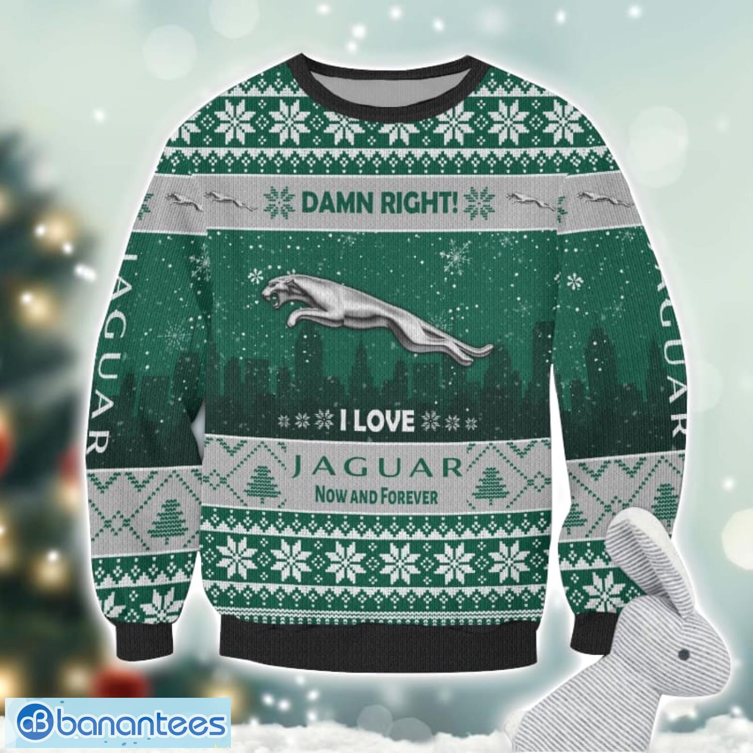 jaguar damn right i lover jaguar now and forever 3d ugly christmas sweater christmas gift 1 image Jaguar Damn Right I Lover Jaguar Now And Forever 3D Ugly Christmas Sweater Christmas Gift Product Photo 2