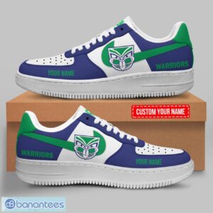 New Zealand Warriors Custom Name Personalized NRL Air Force 1 Shoes For Fans Product Photo 1