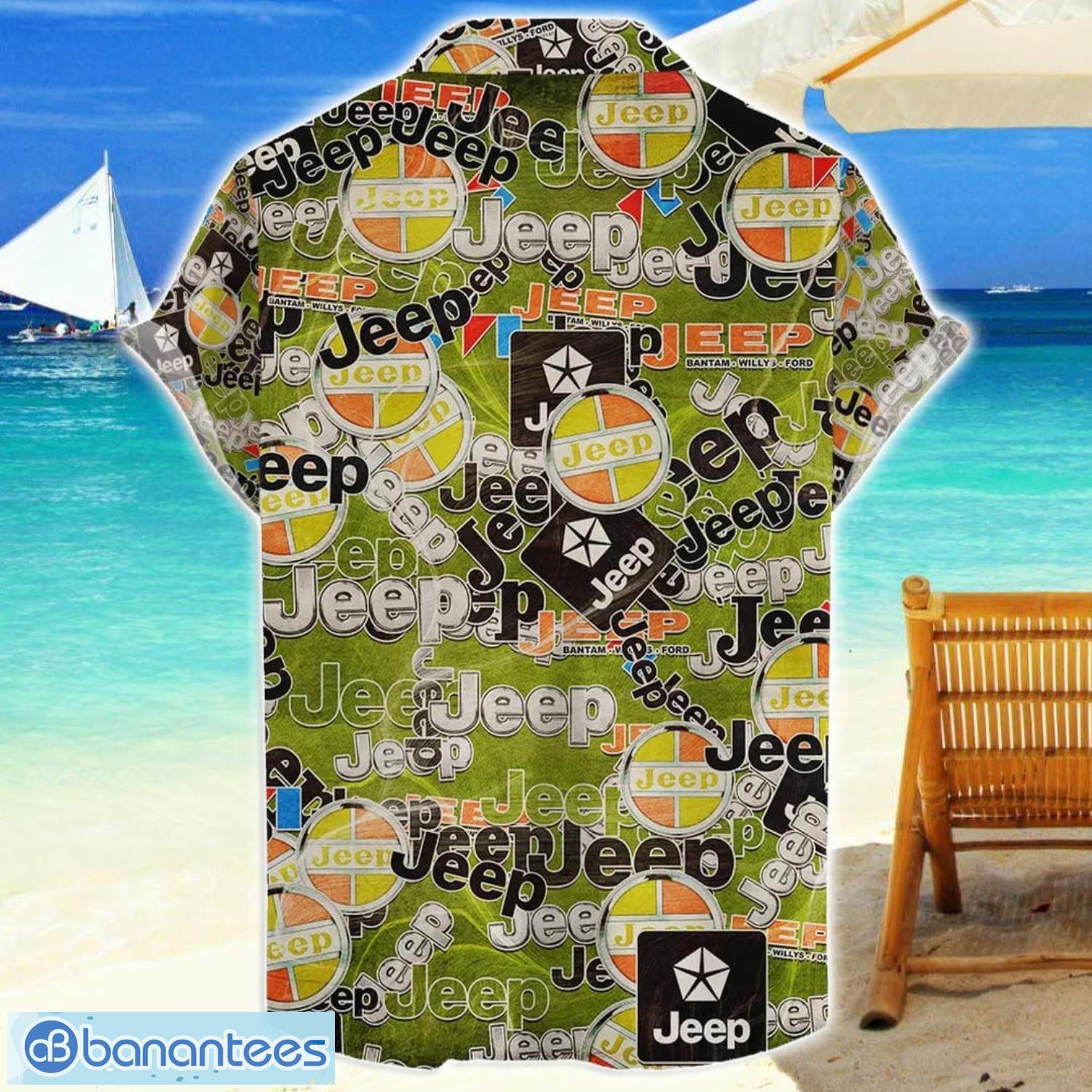 jeep car aop hawaiian shirt summer gift for men and women 1 image Jeep Car AOP Hawaiian Shirt Summer Gift For Men And Women Product Photo 2