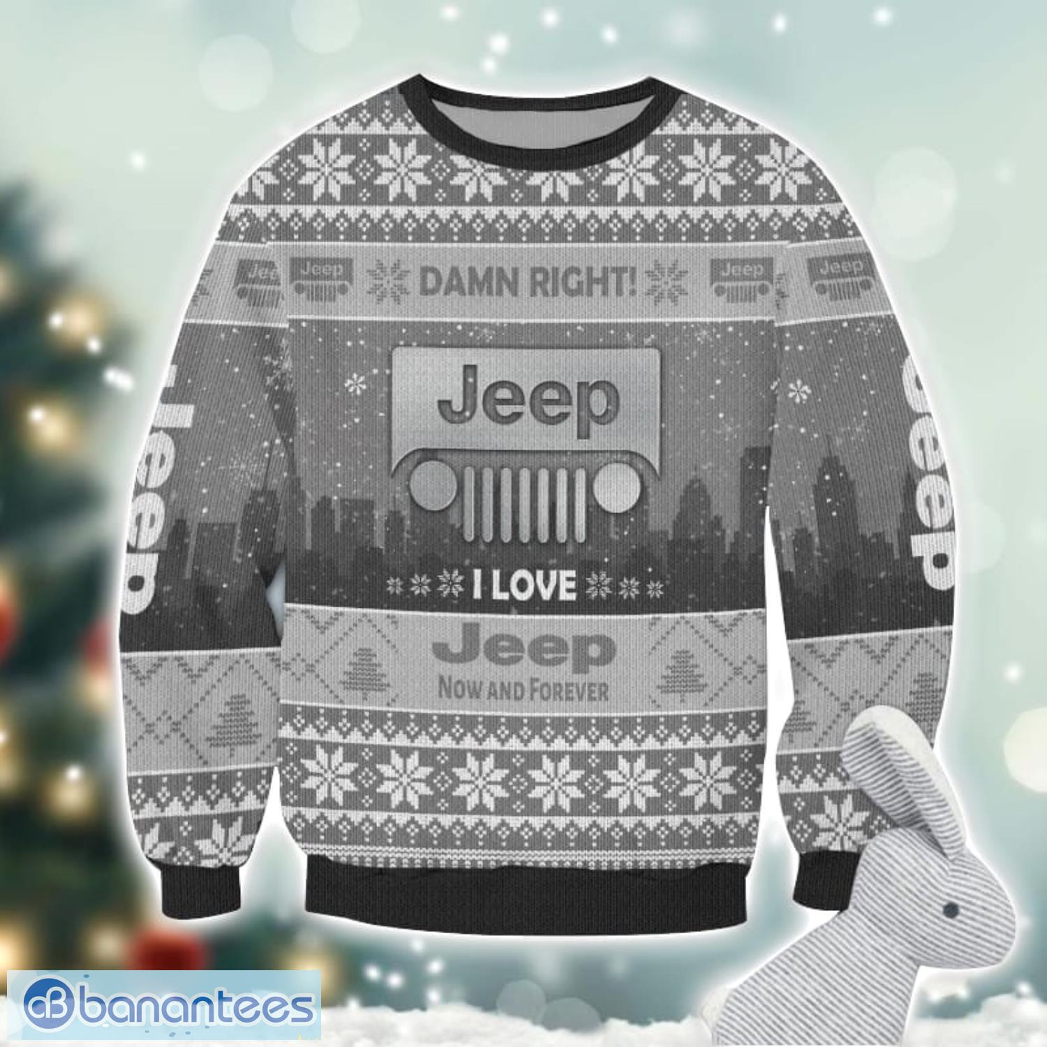 jeep damn right i lover jeep now and forever 3d ugly christmas sweater christmas gift 1 image Jeep Damn Right I Lover Jeep Now And Forever 3D Ugly Christmas Sweater Christmas Gift Product Photo 2