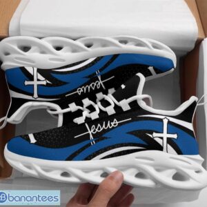 Jesus Clunky Max Soul Shoes Running Sneakers Blue Black Product Photo 1