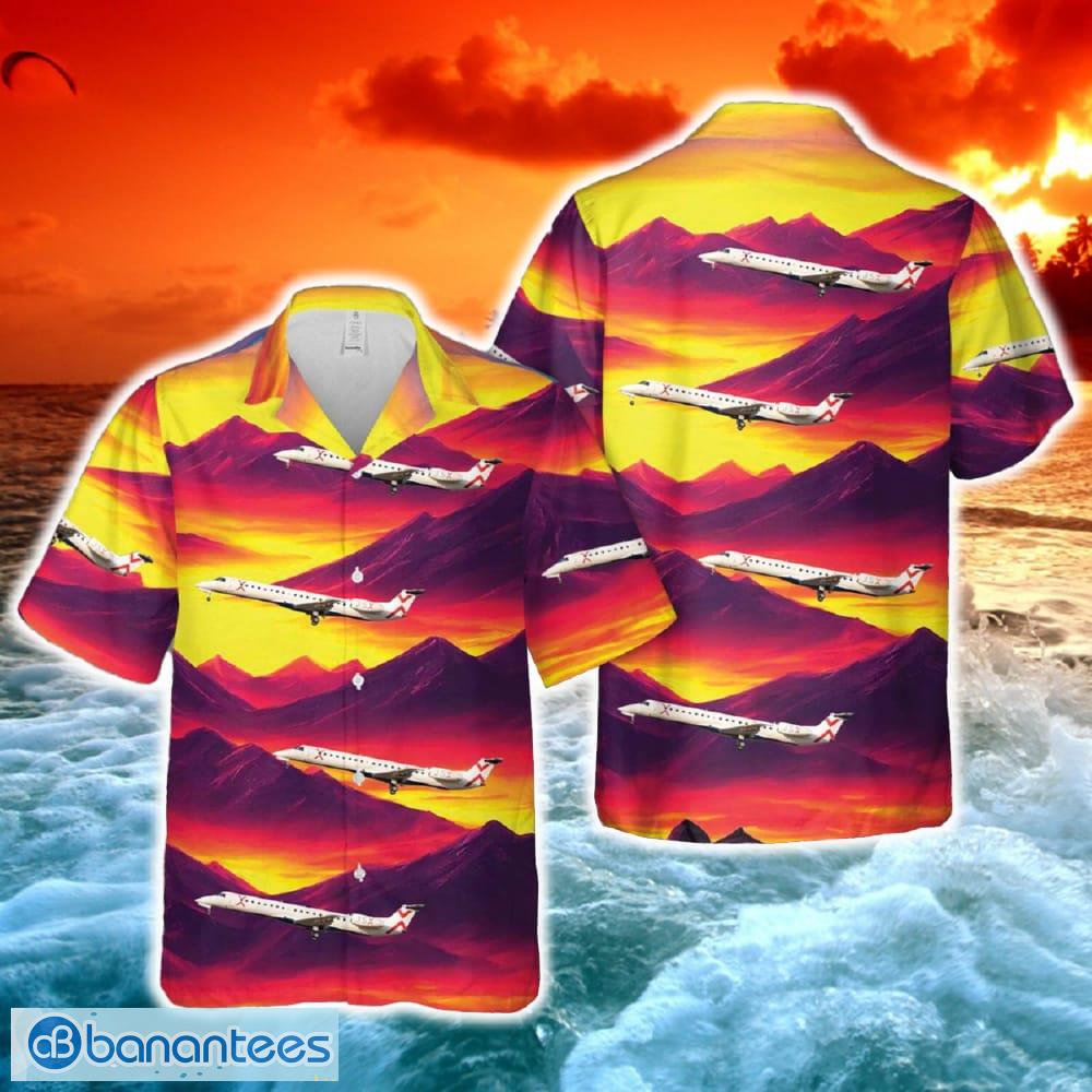 jsx embraer erj 145 n286sk hawaiian shirt image JSX Embraer ERJ-145 N286SK Hawaiian Shirt - JSX Embraer ERJ-145 N286SK Hawaiian Shirt-1